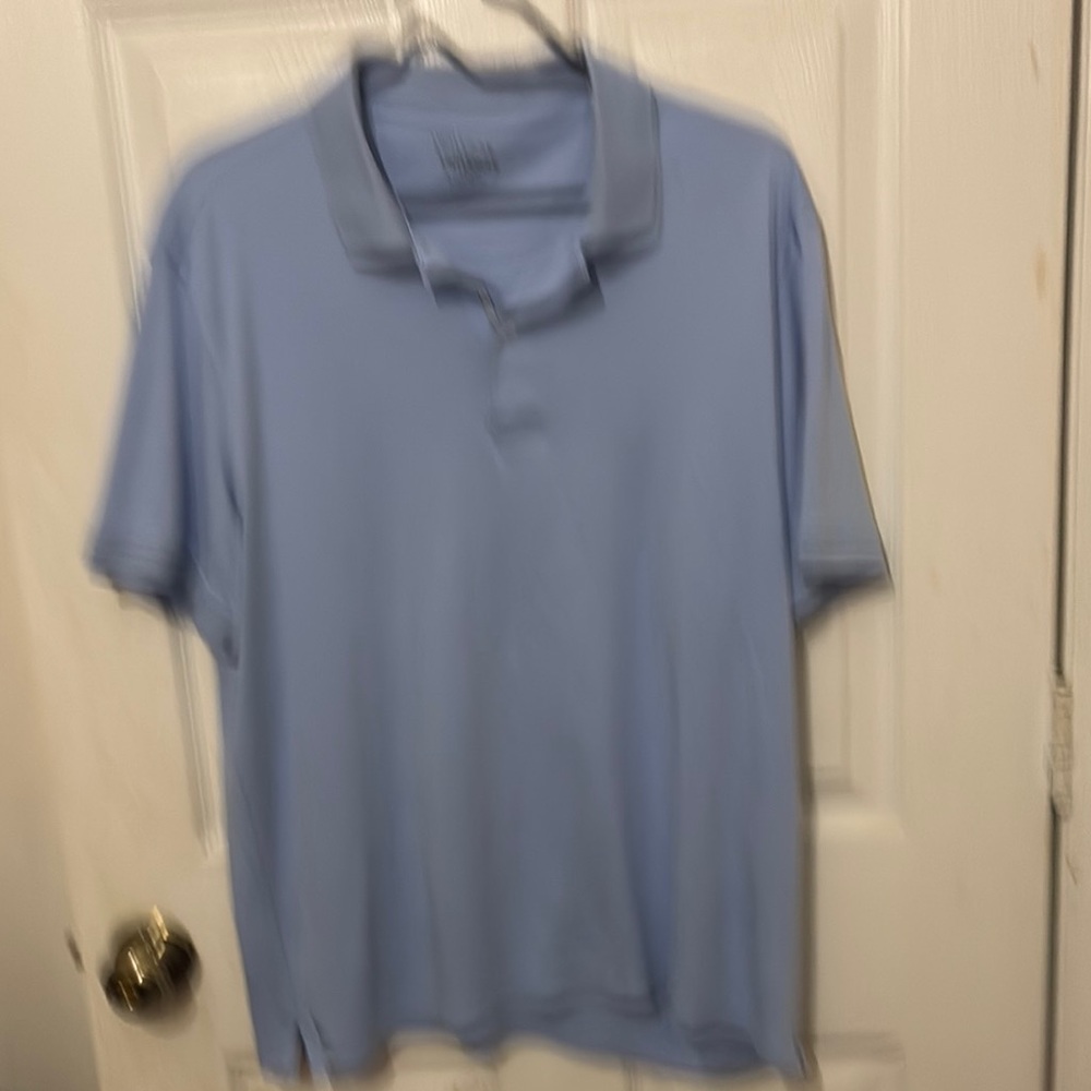 Untuckit Men's Light Blue Polo Shirt sz L